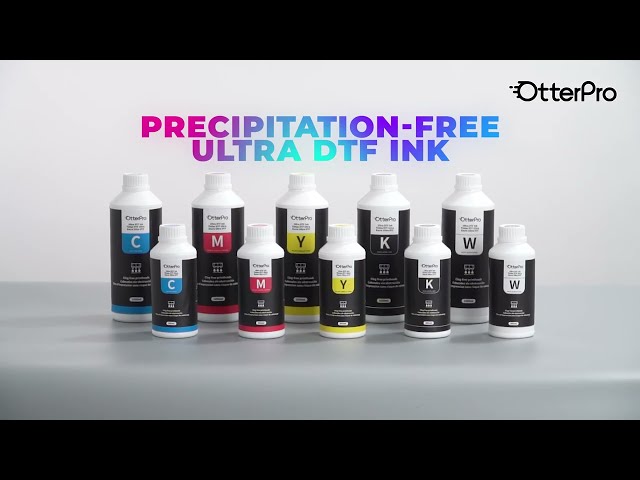 حبر OtterPro Ultra DTF سعة 500 مل (أبيض، خالي من ا...
