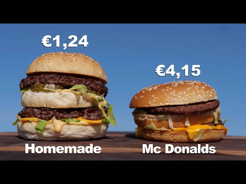 The Homemade McDonalds BIG MAC is Cheaper, Bigger and Better - Following the Official Big Mac Recipe