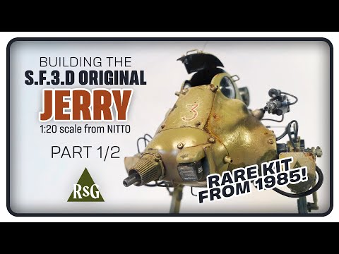 3.D.S.F Original H.A.F.S. Jerry 1/20 from Nitto 1985! build | part 1/2