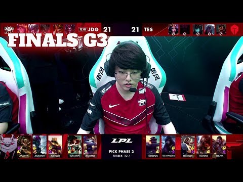 JDG vs TES - Game 3 | Grand Finals LPL Spring 2020 | JD Gaming vs Top Esports G3