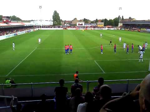 Tranmere - Dagenham (a) - Cresswell free kick
