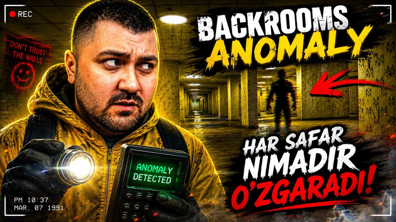 🔥 HAR SAFAR NIMADIR O‘ZGARADI! 😨 – Backrooms Anomaly #1
