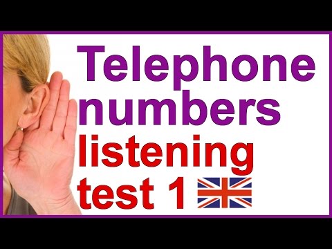 Spelling Telephone Numbers Out Loud