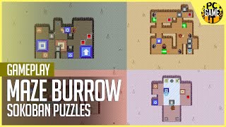 Maze Burrow - Hedgehog Sokoban Puzzle Game - World 1 Walkthrough [1080p HD]
