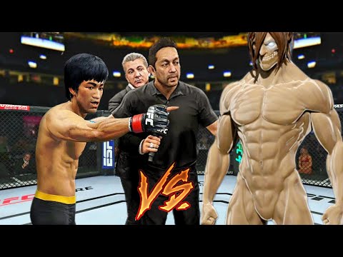 Bruce Lee vs. Attack Titan - EA Sports UFC 4