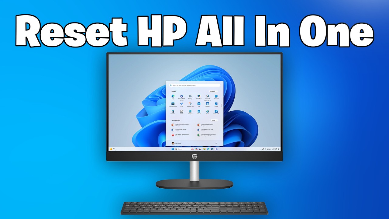 How To Reset / Restore / Reinstall HP All-In-One Desktop to Factory Settings - NEW 2026