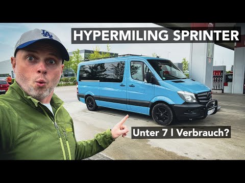 Hypermiling Mercedes Sprinter 316 CDI - Can it set a fuel consumption record? @asphaltart