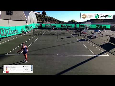 Matilde Jorge/Francisca Jorge vs. Ziva Falkner/Lidiia Rasskovskaia, 1R main draw Santarém Ladies ...