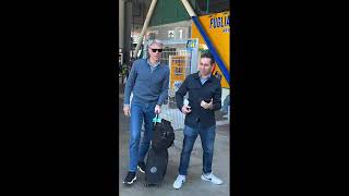 Marco Van Basten atterra a Bari tra selfie e autografi: è diretto al San Domenico golf club