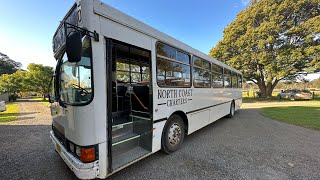Cruising the 1989 Volvo B10M with ZF Auto around Port Macquarie NSW Australia