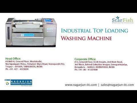 Industrial Top Loading Washing Machine