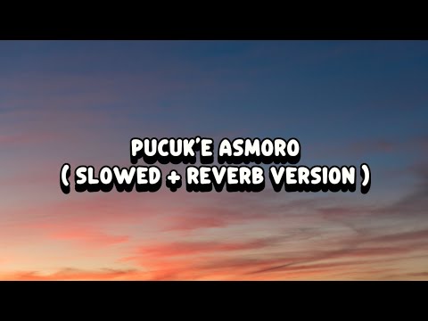 Pucuk'e Asmoro - NDX AKA ( Slowed + Reverb Version )