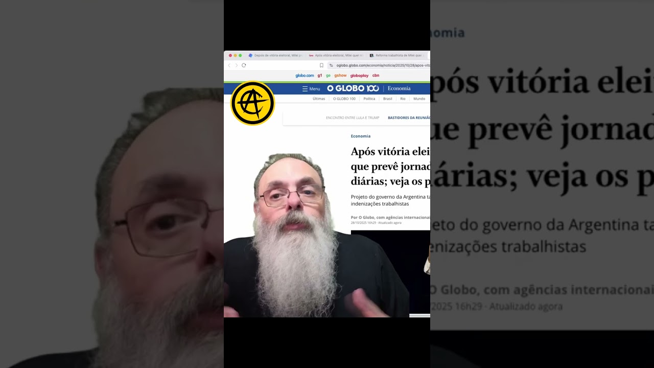 ESQUERDA BRASILEIRA inventa que MILEI quer JORNADA de 12 H em REFORMA: NA VERDADE é BANCO de HORAS
