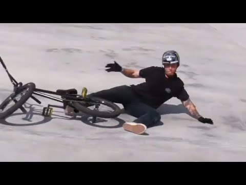 Pat Casey BMX 29 accident video at X Games freestyle, heartbreaking 😭💔