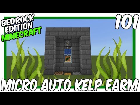 Micro Automatic Kelp Farm Minecraft Project