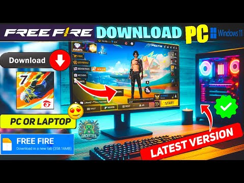 How to Download Free fire in PC OR LAPTOPS | How to install free fire Max in all computer windows