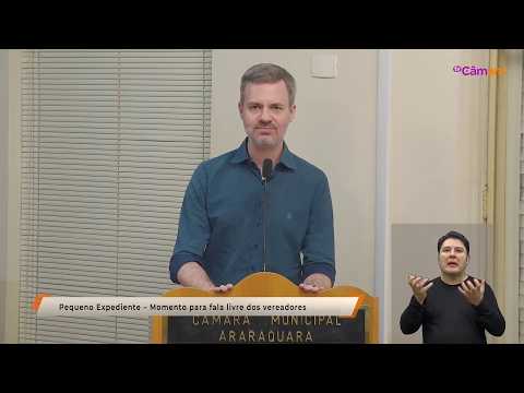 Rafael de Angeli utiliza pequeno expediente na 67ª sessão ordinária