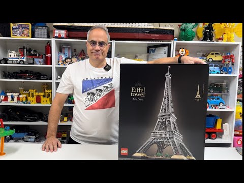 Unboxing the LEGO Eiffel Tower 10307 10000+ pieces