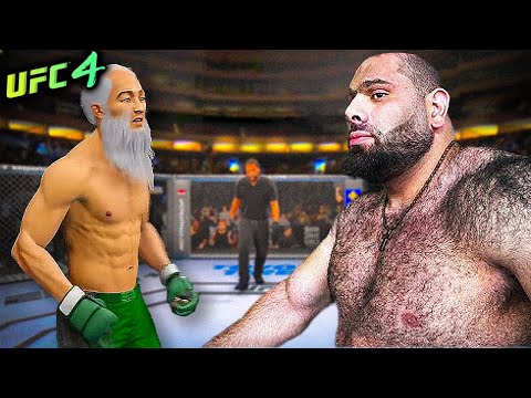 Old Bruce Lee vs. Georgian Hulk | professional arm-wrestler (EA sports UFC 4)