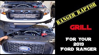 Ranger Raptor Grill install on a 2019 Ford Ranger
