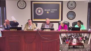 Brazos County Commissioners Court 9-5-2023