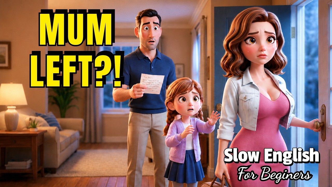 Why Is Mom Leaving? | Easy English Listening Practice (A2 Level)