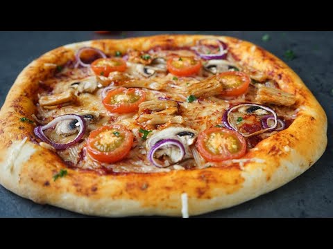 EASY PIZZA DOUGH RECIPE | with instant yeast