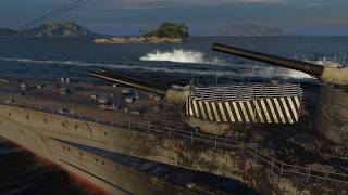 WoWs 35.6cm連装砲（ダズル迷彩）MOD改二