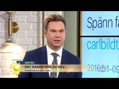 Pihlblad om natten: Bill Clinton i tårar efter valet - Nyhetsmorgon (TV4)