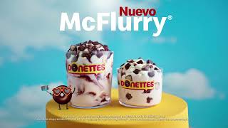 McDonald Ya está aquí el nuevo McFlurry® Donettes® anuncio