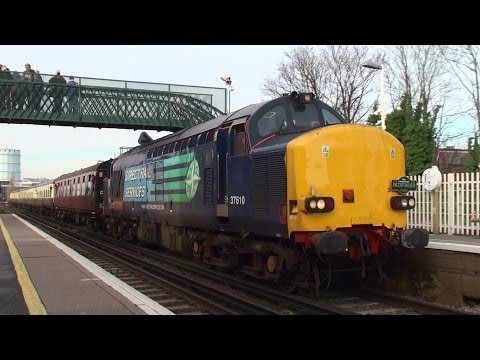 DRS 37610 applies the power at Wandswoth Road - Buffer Puffer 11.0