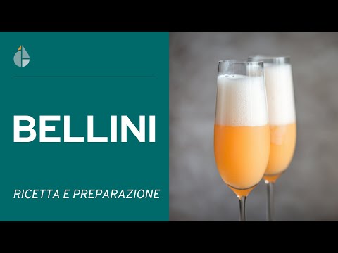 Il cocktail BELLINI non è PERFETTO se non ha una bella schiuma