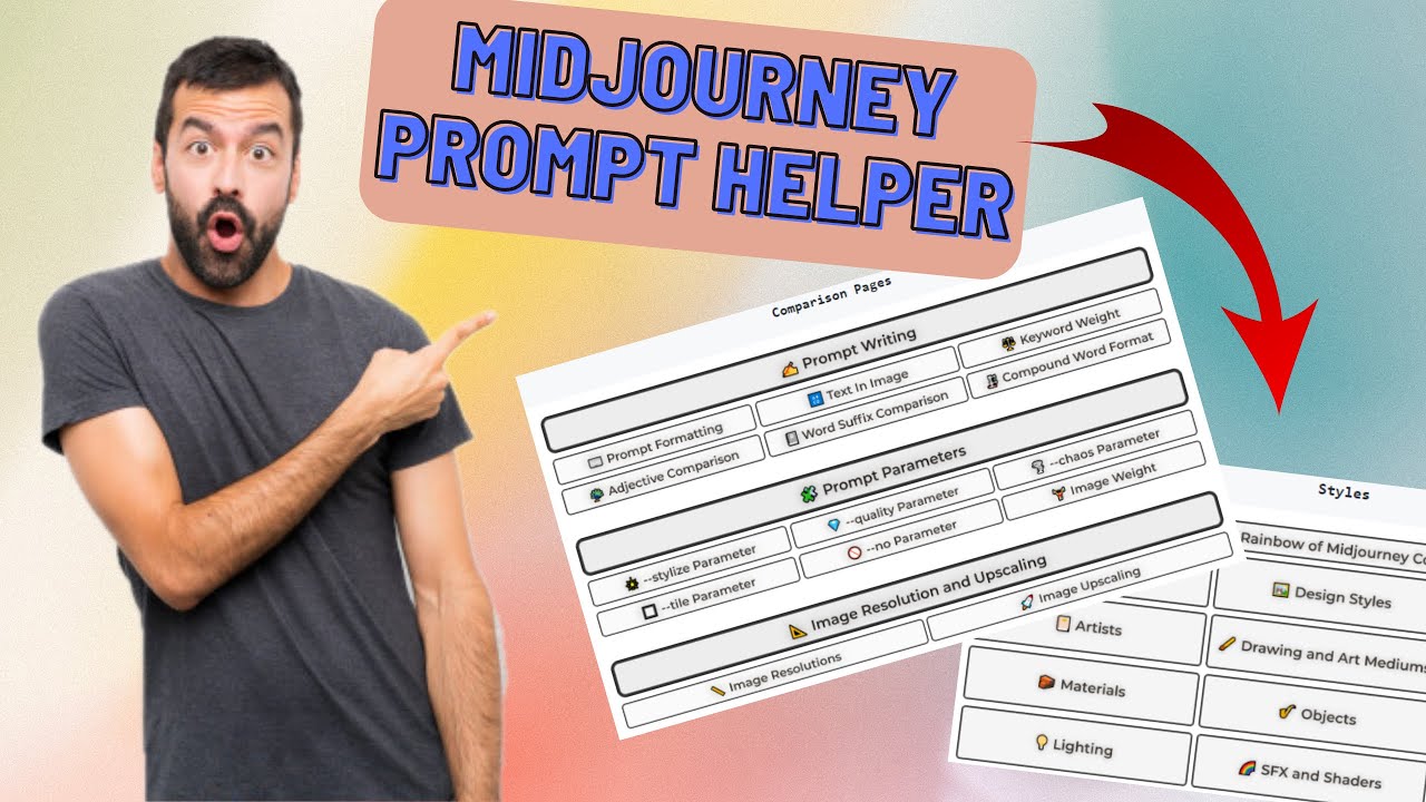 🔥Midjourney prompt helper | You will thank me!