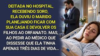 No hospital, ela ouviu o marido planejar tomar sua casa e devolver os filhos ao orfanato, mas ela…