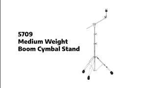 Video thumbnail for 5709 Medium Weight Boom Cymbal Stand by Gibraltar Hardware