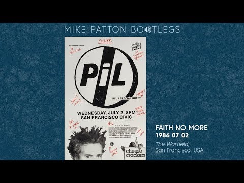 1986/07/02 Faith No More - The Warfield, San Francisco, CA, USA (Chuck Mosley Vocal)