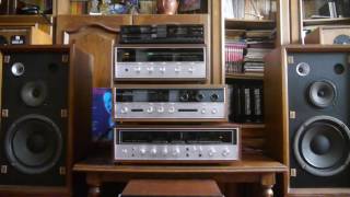 Video thumbnail for Vintage tri-amp setup: Sansui 5500 receiver, Sansui ECA-3 & Hitachi HS-250F by kingscoins83