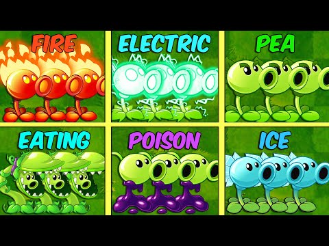6 Best Team PEA Plants Battlez - Who Will Win? - PvZ 2 Plant vs Plant