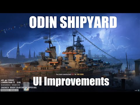 Highlight: 0.9.5 PTS - Odin Shipyard & New UI