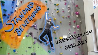 Die Standardbewegung beim Klettern & Bouldern
