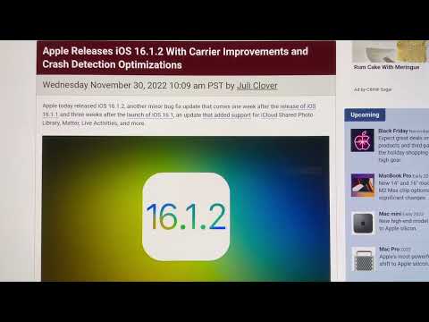Apple today releases iOS 16.1.2 software update for iPhone, available now for FREE Wednesday 11/30🍎
