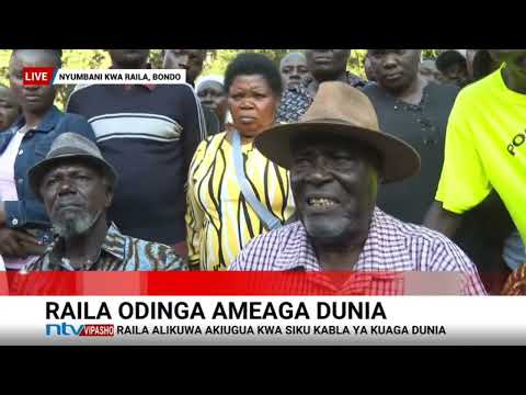 Maombolezo ya Raila Odinga aliyeaga dunia katika nchi ya India alikokuwa akipokea matibabu