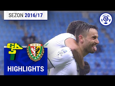 Górnik Łęczna - Śląsk Wrocław 0:3 | SKRÓT | Ekstraklasa 2016/17 | 14. Kolejka