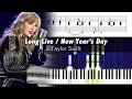 Taylor Swift - Long Live / New Year’s Day (Rep Tour) - Accurate Piano Tutorial with Sheet Music