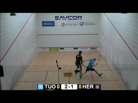 Finnish Open 2018: Olli Tuominen FIN - Jan van den Herrewegen BEL