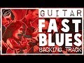Fast Blues Backing Track in A