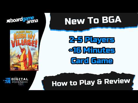 New to BGA: Please Don’t Burn My Village, How to Play on BGA