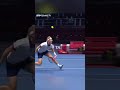 Denis Shapovalov Cheekily Tries to Blow Ball Over The Net ?