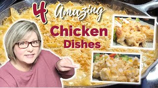 4 NEW MIND BLOWING Chicken Casseroles YOU MUST TRY | Quick & Easy Chicken Recipes With A Twist!