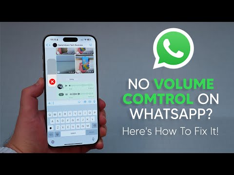 Volume Control not Working on iPhone WhatsApp? Here's The Fix!